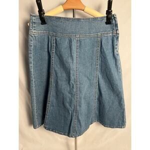 Sigrid Olsen Denim Skirt Women’s 4 A-Line Casual